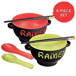 ramen bowl spoon chopstick set