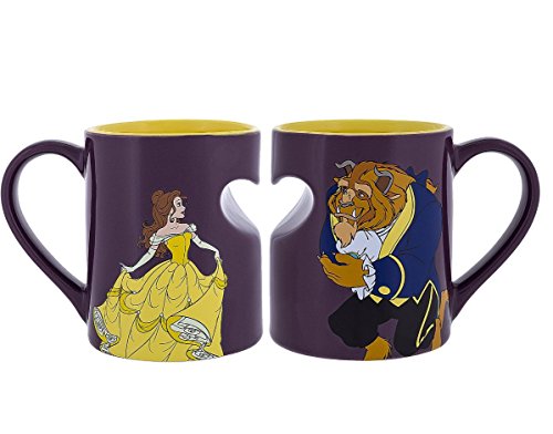 romantic heart mug set