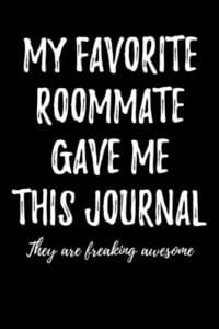 Roommate gift journal book cover