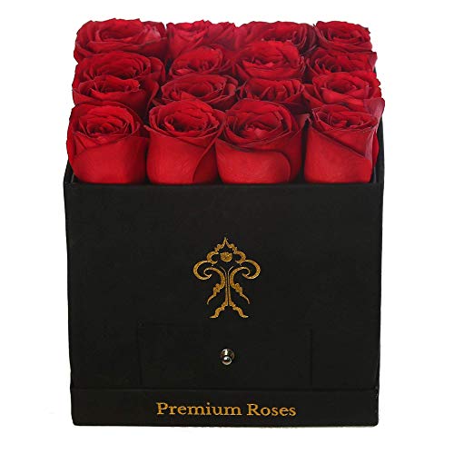 roses in a box
