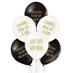 rude graduation balloons