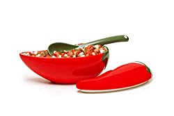 salsa bowl with spoon