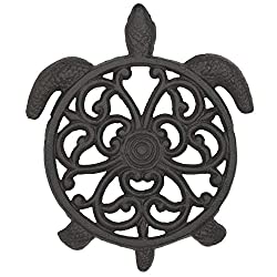 sea turtle metal trivet