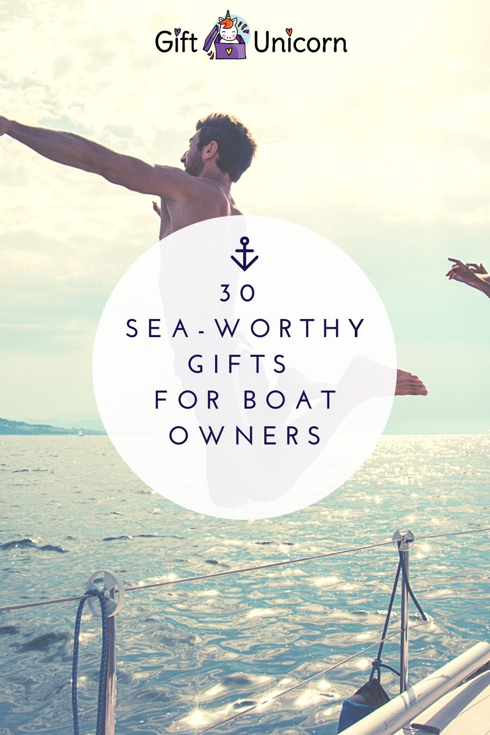 30 Sea-Worthy Gifts for Boat Owners - pinterest pin image
