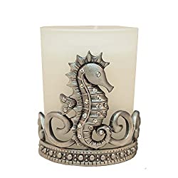 seahorse votive candle