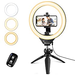 selfie ring light with tripod