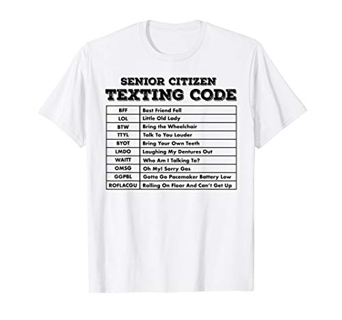 senior citizen T-shirt