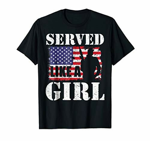I served like a girl tshirt
