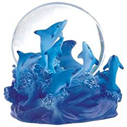 dolphin snow globe 