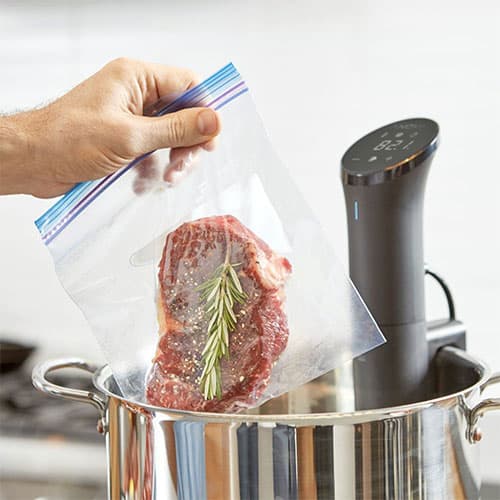 immersion circulator for sous vide cooking