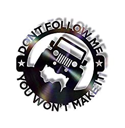 stainless steel jeep sign