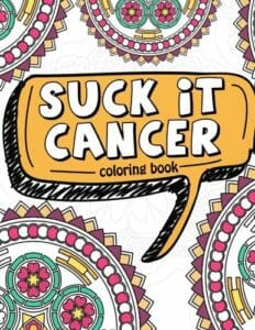 suck it cancer coloring book