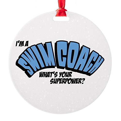 swim coach ornament