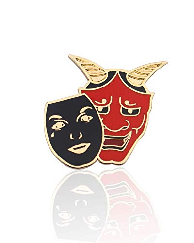 theater mask pin