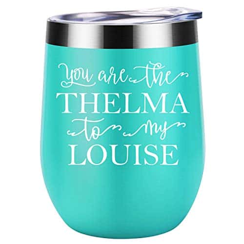 tumbler that says you are the thelma to my louise