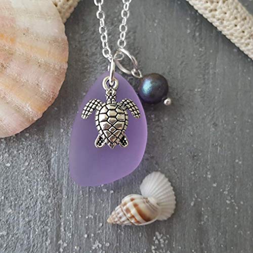 purple stone necklace