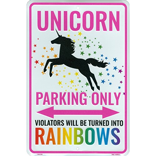 Unicorn parking only sign