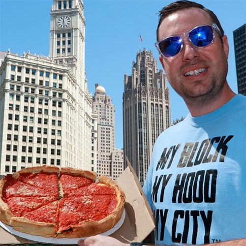 walking Chicago pizza tour