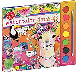 watercolor coloring book
