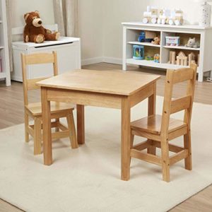wood table and chairs