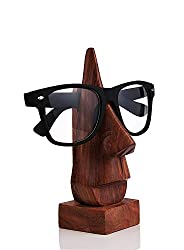 wooden eyeglass holder