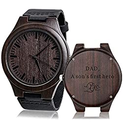 wooden wrist watch