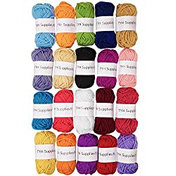 yarn assorted colors